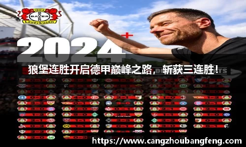 狼堡连胜开启德甲巅峰之路，斩获三连胜！